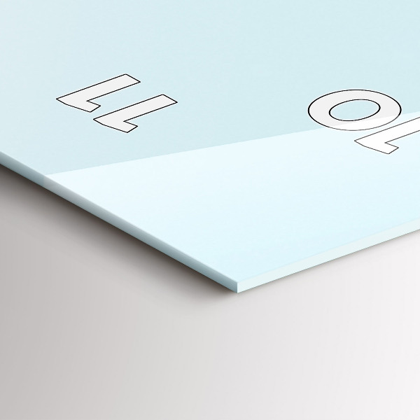 Zegar szklany pionowy Pies szczeniak