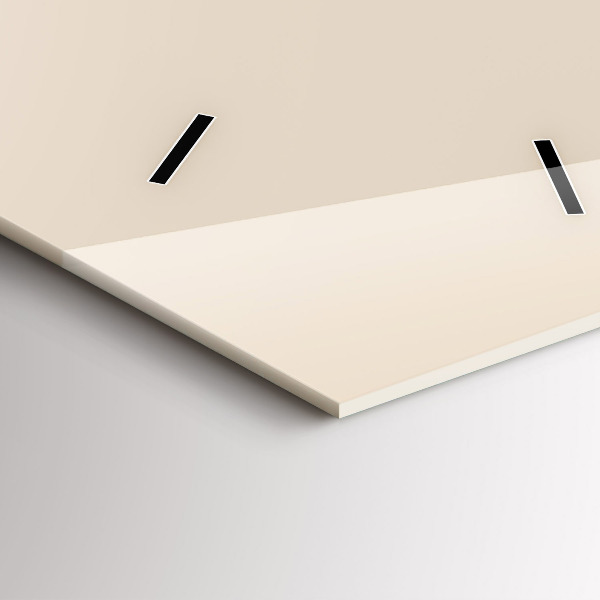 Zegar szklany pionowy Głowa wilka