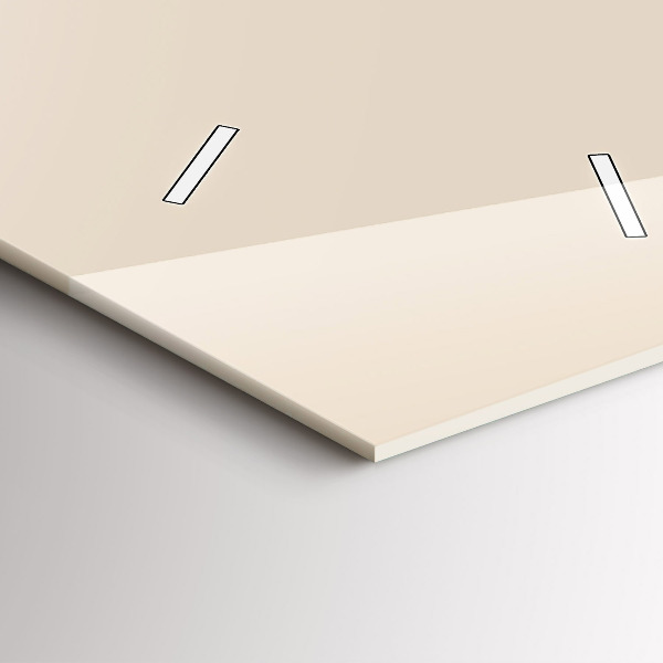 Zegar szklany pionowy Głowa wilka