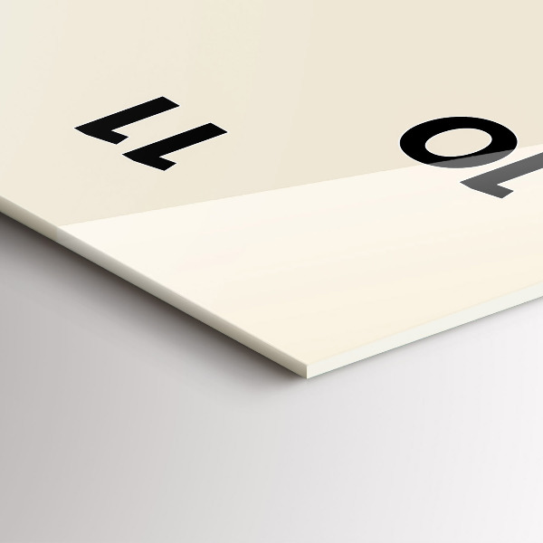 Zegar ścienny pionowy Jeleń w koszuli