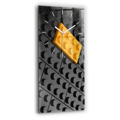 Zegar szklany pionowy Klocki zabawkowe