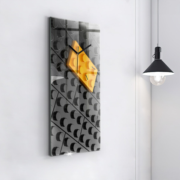 Zegar szklany pionowy Klocki zabawkowe