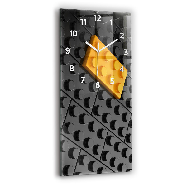 Zegar szklany pionowy Klocki zabawkowe