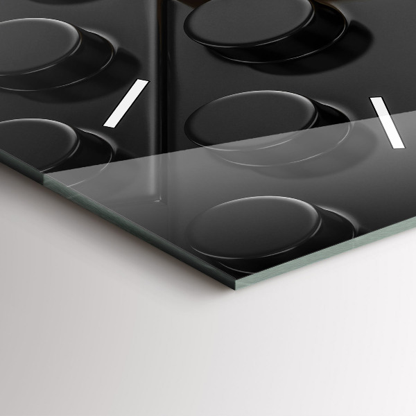 Zegar szklany pionowy Klocki zabawkowe