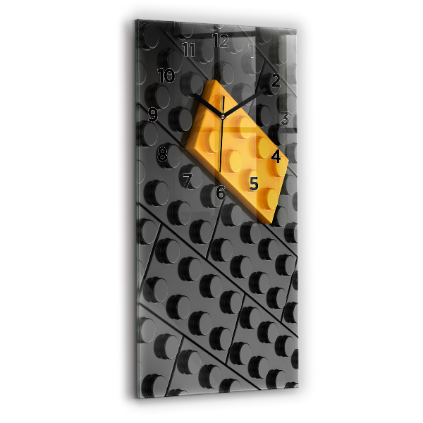 Zegar szklany pionowy Klocki zabawkowe