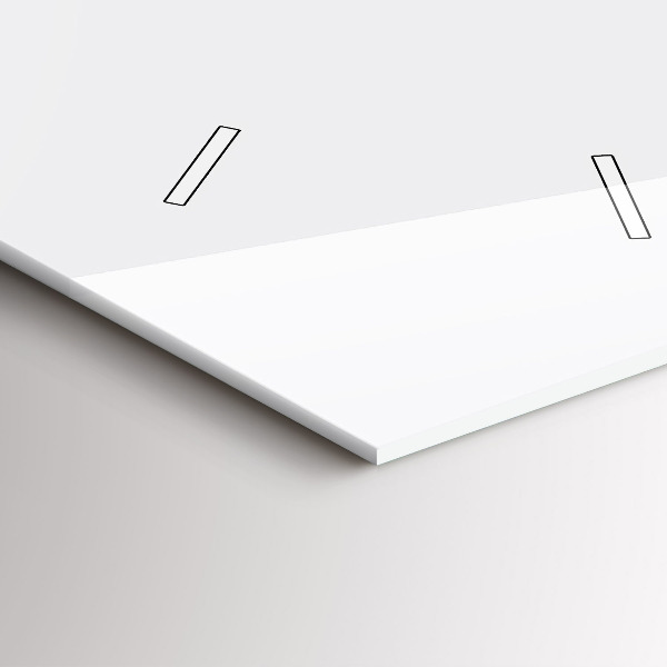 Zegar szklany pionowy Sylwetka pantery