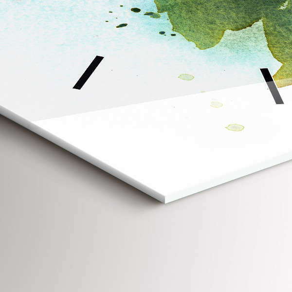 Zegar szklany pionowy Wizualizacja Natury