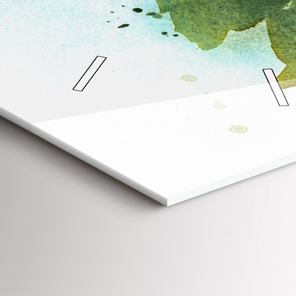 Zegar szklany pionowy Wizualizacja Natury