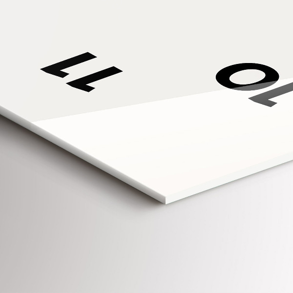 Zegar szklany pionowy Jazz w Nowym Jorku