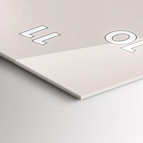 Zegar szklany pionowy Ptak Drapieżnik