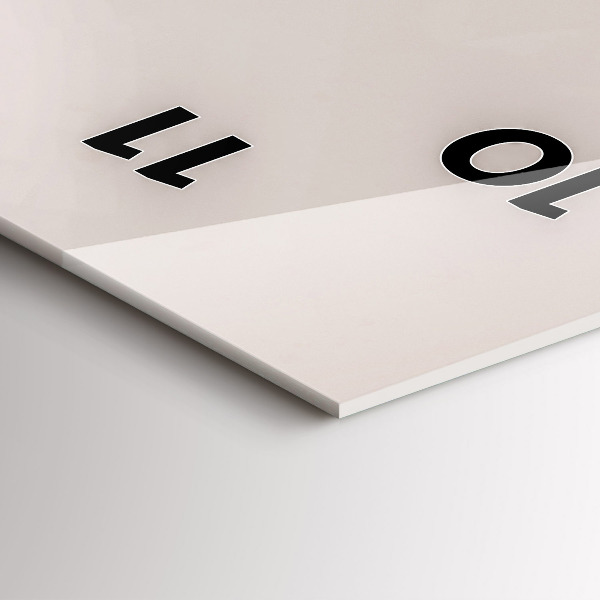 Zegar szklany pionowy Ptak Drapieżnik