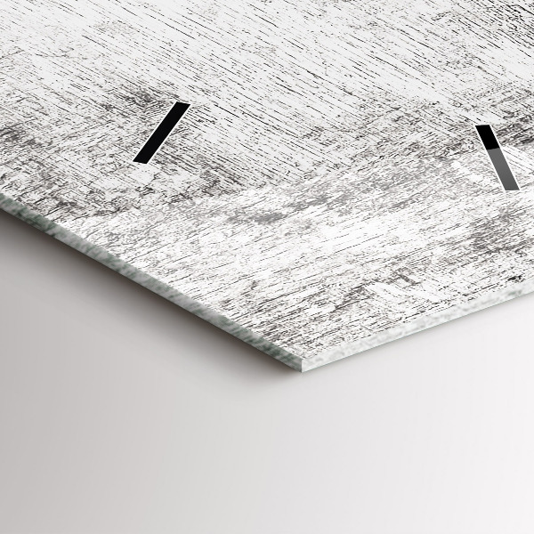 Zegar szklany pionowy Rośliny dekoracyjne