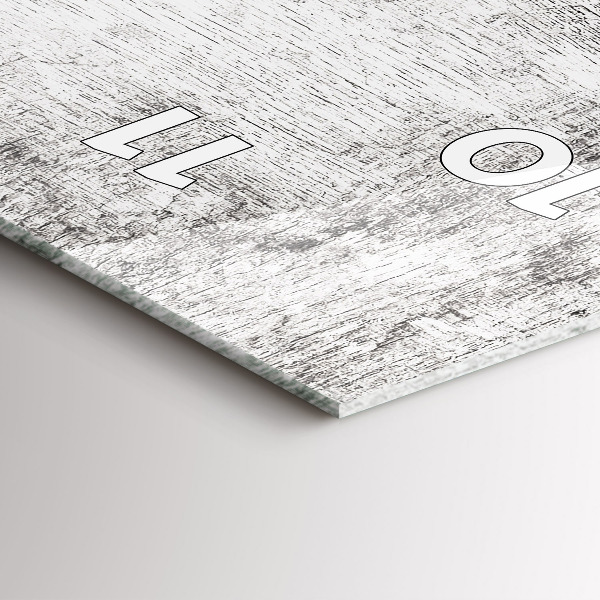 Zegar szklany pionowy Rośliny dekoracyjne