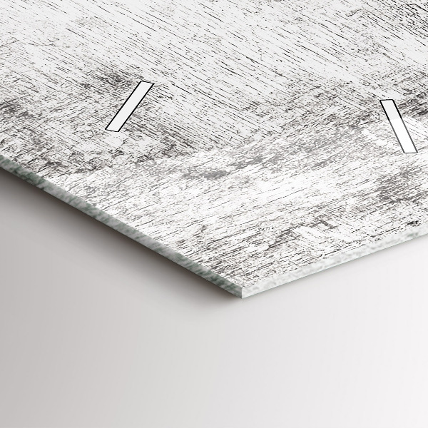 Zegar szklany pionowy Rośliny dekoracyjne