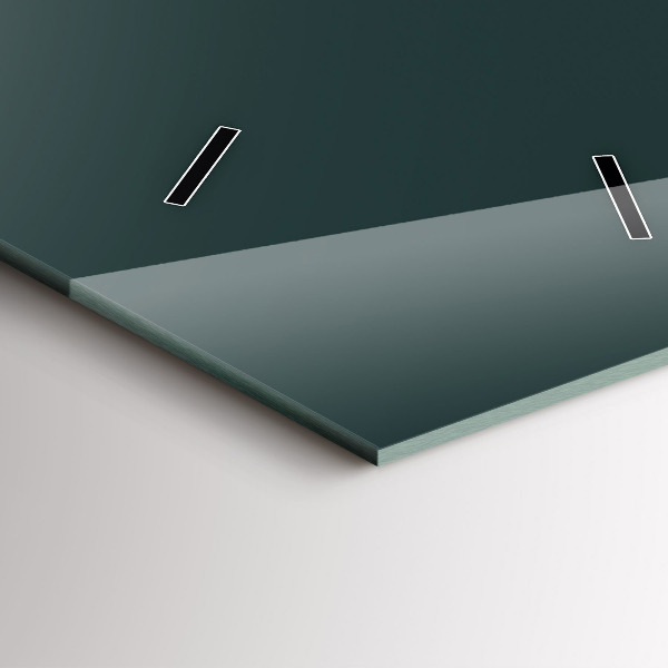 Zegar szklany pionowy Line-art miasta Brno