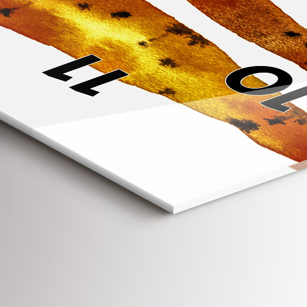 Zegar szklany pionowy Ilustracja marchewek