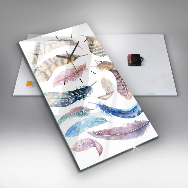 Zegar szklany pionowy Sztuka retro ilustracja