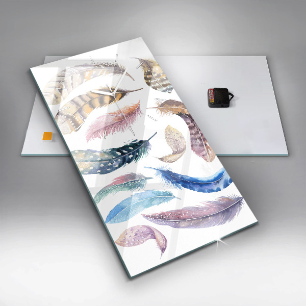 Zegar szklany pionowy Sztuka retro ilustracja