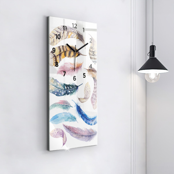 Zegar szklany pionowy Sztuka retro ilustracja