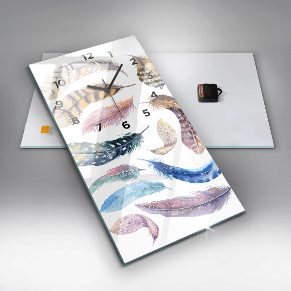 Zegar szklany pionowy Sztuka retro ilustracja