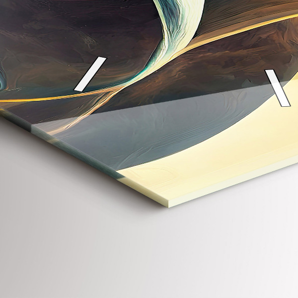 Zegar ścienny pionowy Płynący wodospad