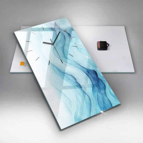 Zegar ścienny pionowy Błękitne obłoki