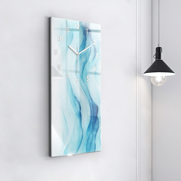 Zegar ścienny pionowy Błękitne obłoki