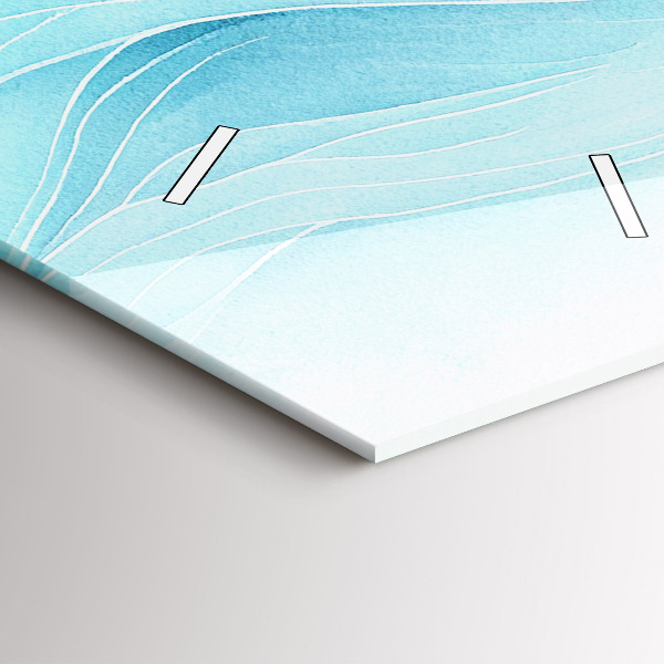 Zegar ścienny pionowy Błękitne obłoki