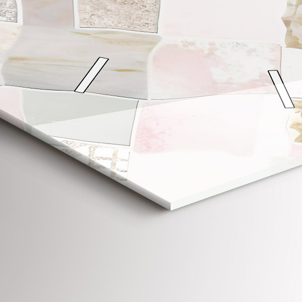 Zegar ścienny pionowy Kolorowe płytki