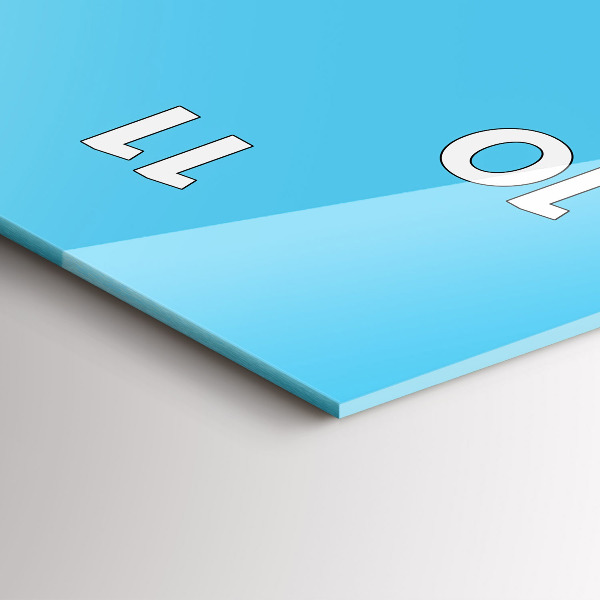 Zegar ścienny pionowy Żarówka rysunek