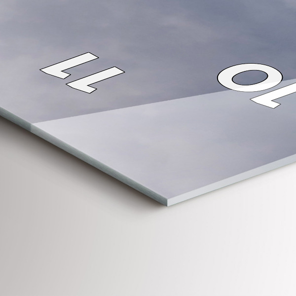 Zegar ścienny pionowy Skaliste góry