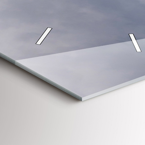 Zegar ścienny pionowy Skaliste góry