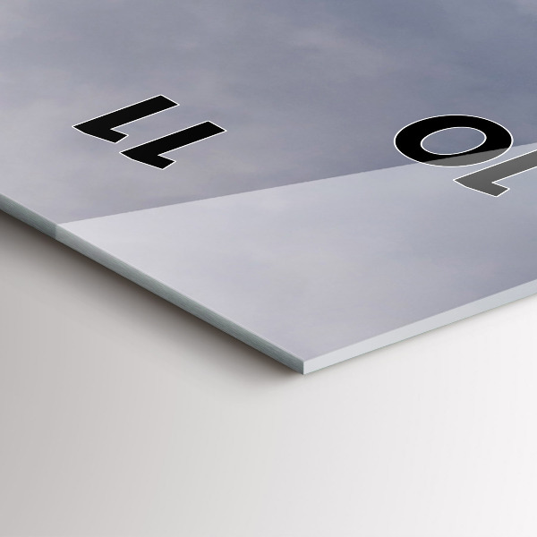 Zegar ścienny pionowy Skaliste góry