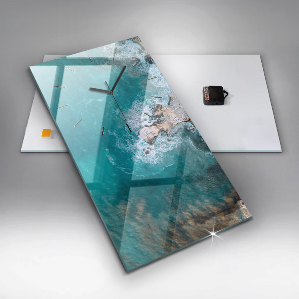 Zegar ścienny pionowy Fiordy w Costa Blanca