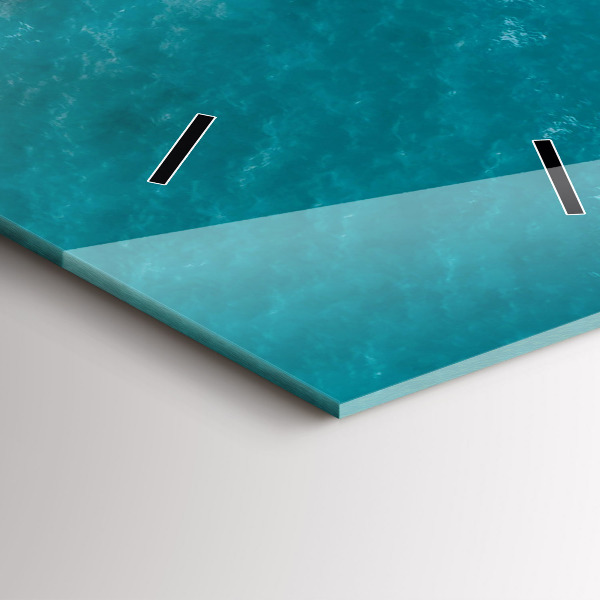 Zegar ścienny pionowy Fiordy w Costa Blanca