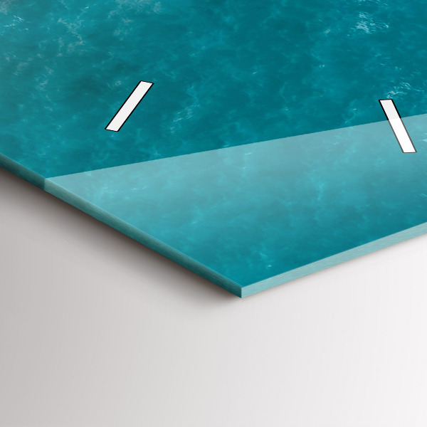 Zegar ścienny pionowy Fiordy w Costa Blanca