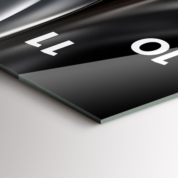 Zegar ścienny pionowy Abstrakcja