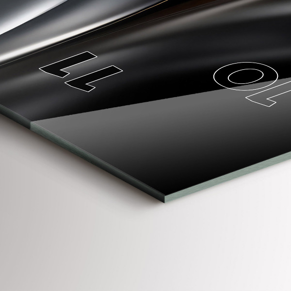 Zegar ścienny pionowy Abstrakcja