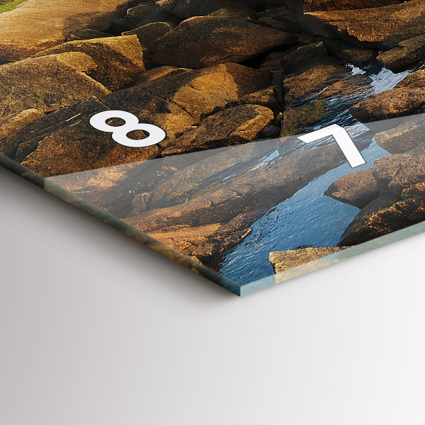 Zegar ścienny poziomy Latarnia morska Annisquam