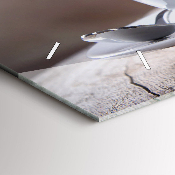 Zegar ścienny poziomy Filiżanka kawy