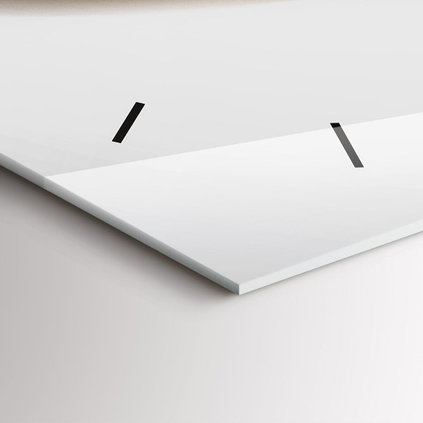 Zegar ścienny poziomy Linie abstrakcyjne