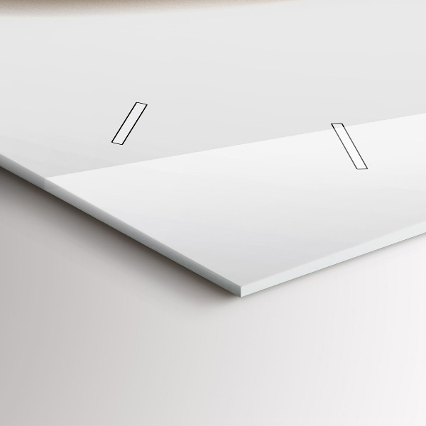 Zegar ścienny poziomy Linie abstrakcyjne