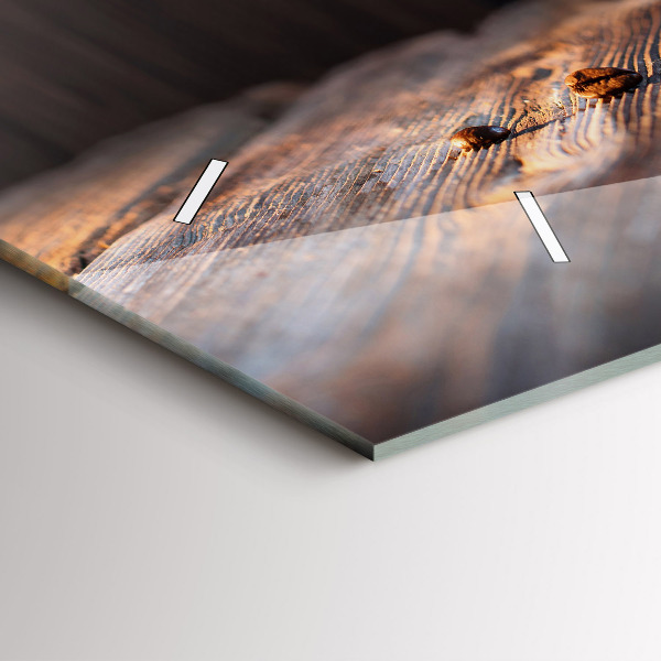 Zegar ścienny poziomy Filiżanka kawy