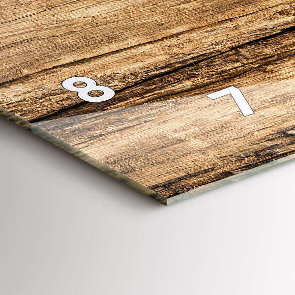 Zegar ścienny poziomy Łyżki przypraw