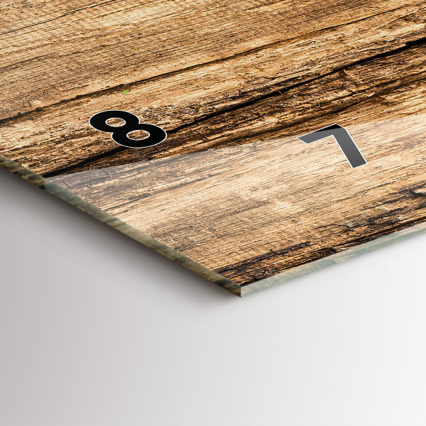 Zegar ścienny poziomy Łyżki przypraw