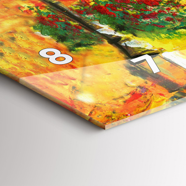 Zegar ścienny poziomy Wenecja Most Rialto