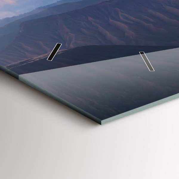 Zegar ścienny poziomy Piękny Krajobraz