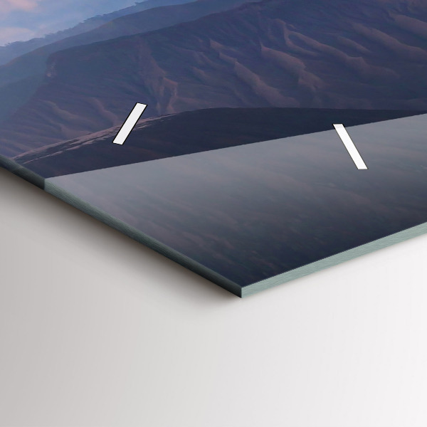 Zegar ścienny poziomy Piękny Krajobraz