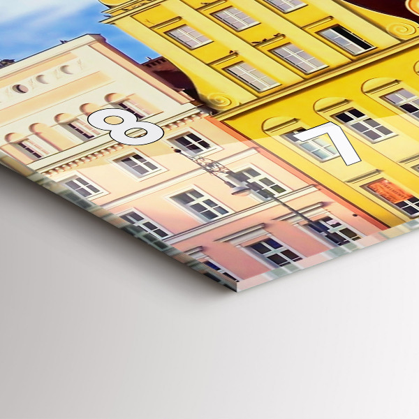 Zegar ścienny poziomy Wrocław - Stare miasto