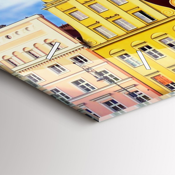 Zegar ścienny poziomy Wrocław - Stare miasto